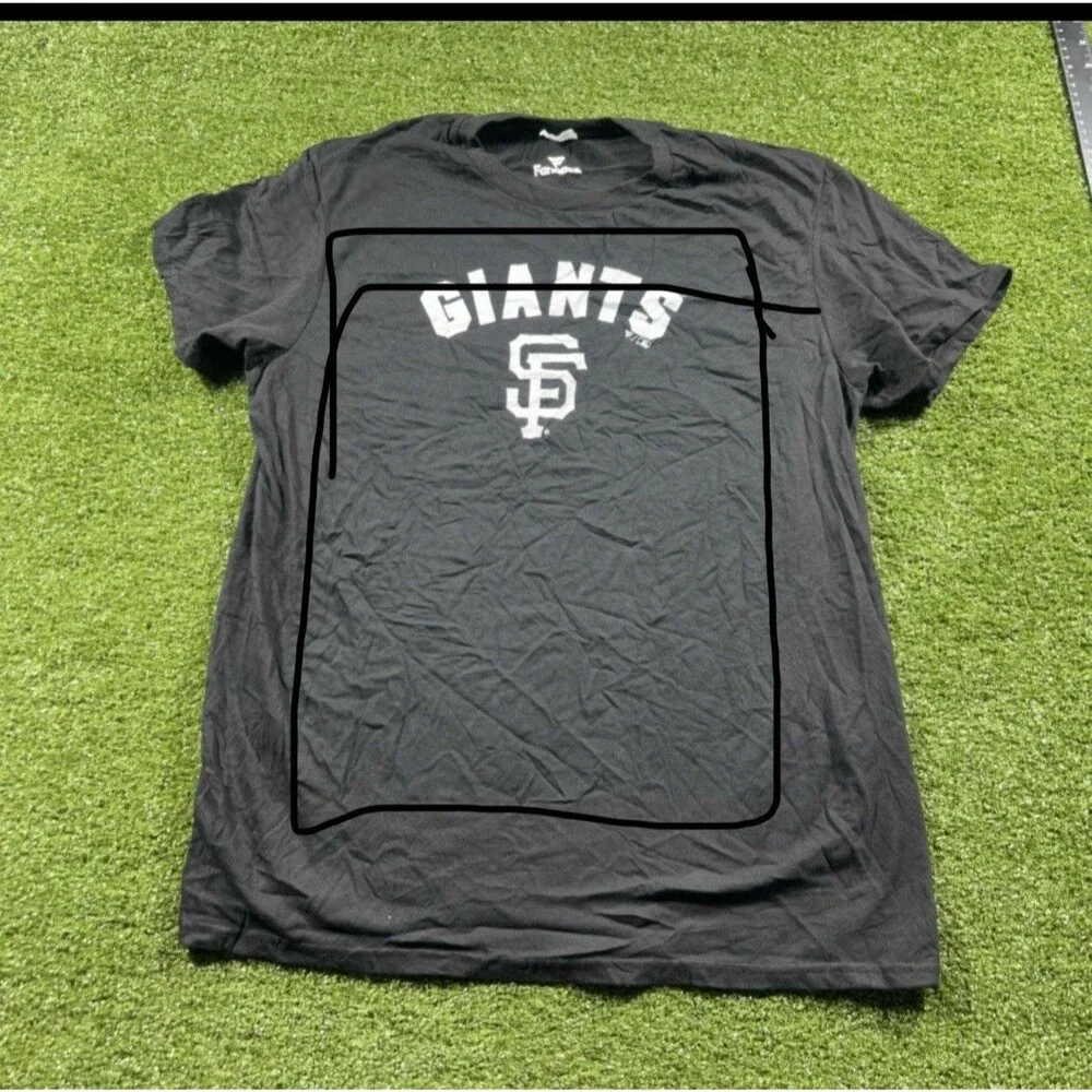 MLB San Francisco Giants Fanatics Shirt Men's L Black Short Sleeve NWOT